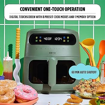 Amazon.com: CRUX x Marshmello 8.0 QT Digital Air Fryer with